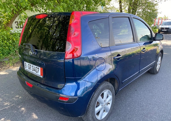 Nissan Note cena 11999 przebieg: 132500, rok produkcji 2006 z Obrzycko małe 466